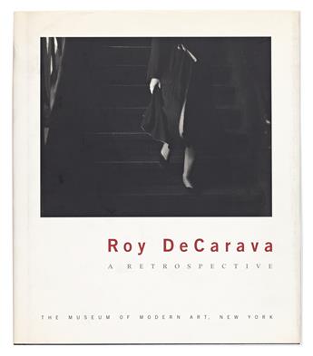ROY DECARAVA. A group of 6 signed books, including his iconic The Sweet Flypaper of Life and important later monographs.